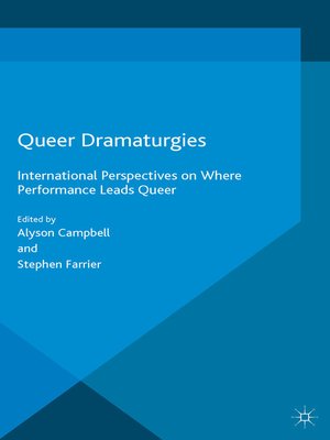 cover image of Queer Dramaturgies